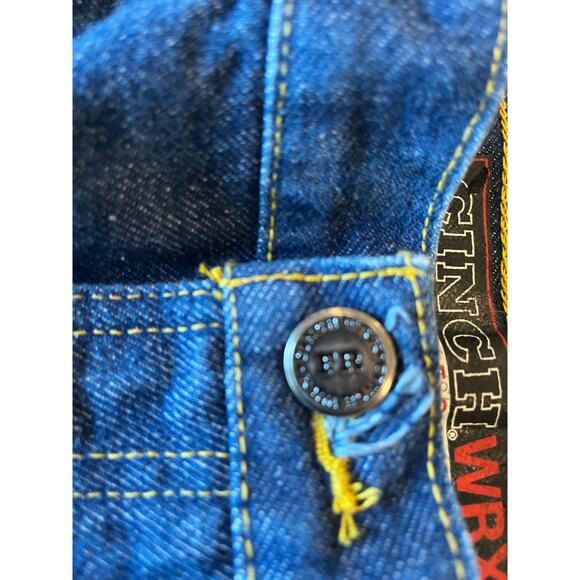 Cinch Men's Bootcut FR Work Jeans - Dark Blue - Picture 11 of 12